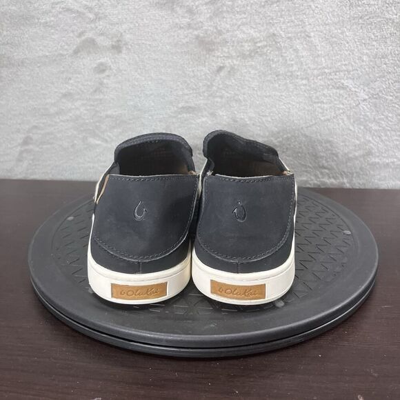 Olukai Pehuea Shoes Women Sz 10 Black Mesh Loafers Slip On Casual Sneakers - Picture 4 of 10